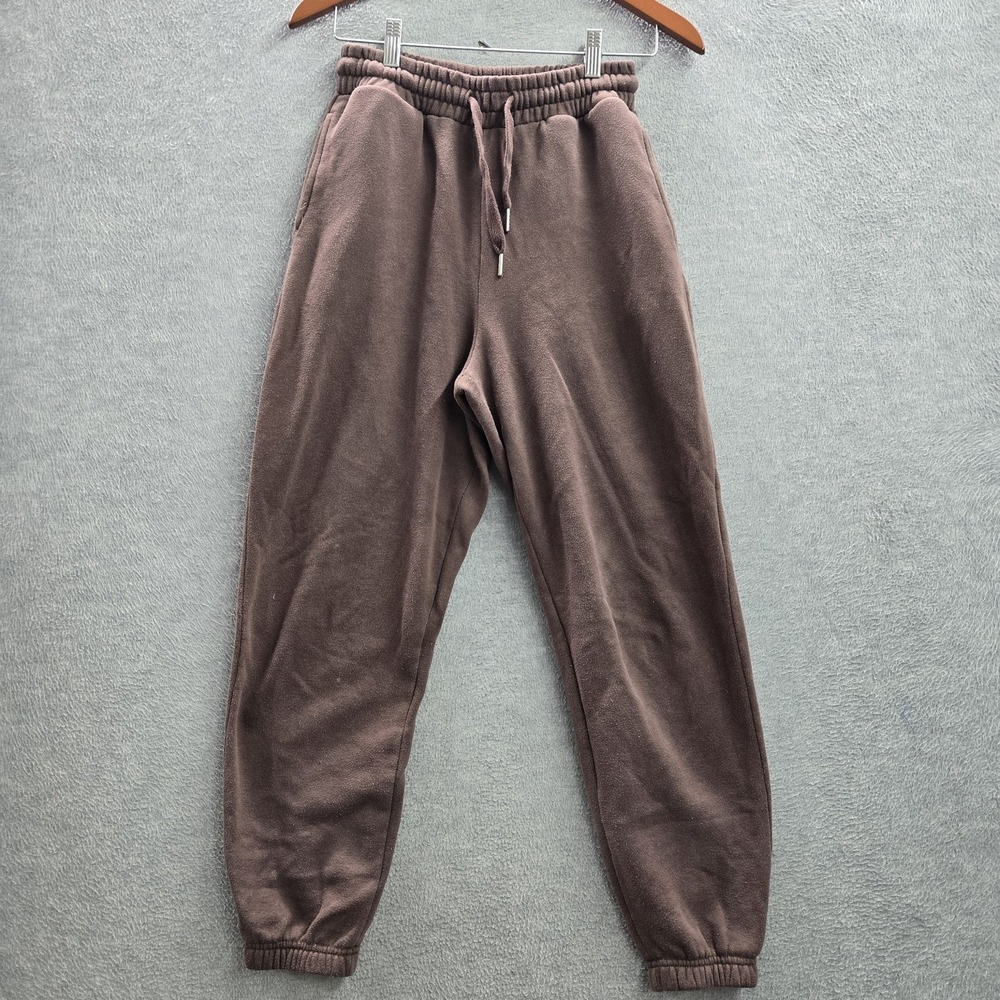 Juicy Couture X Forever 21 Women Pants S Brown Jogger Fleece Rhinestones‎